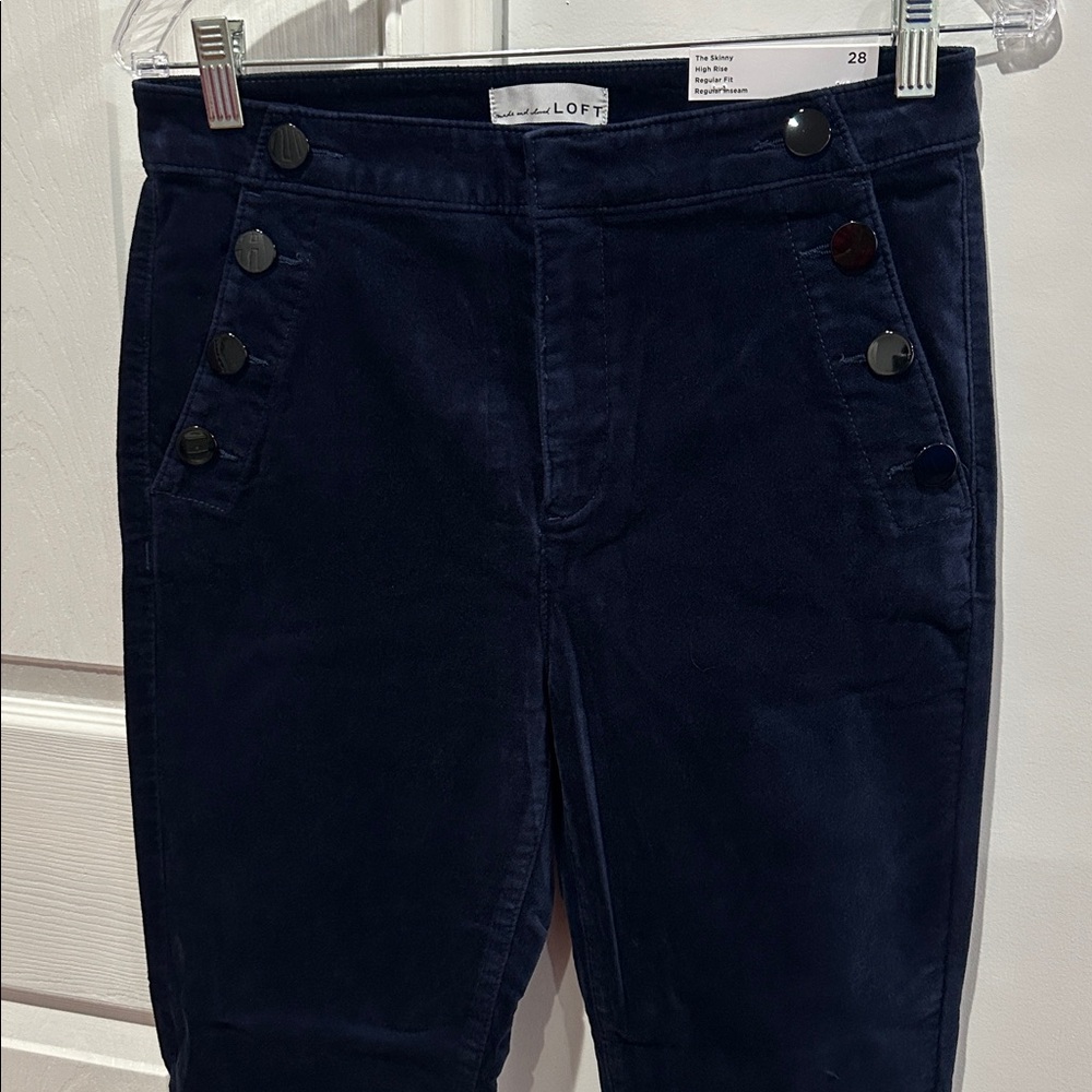 Final Sale 🔥Mariner Skinny Pants in Velvet Size 28 - Picture 3 of 10